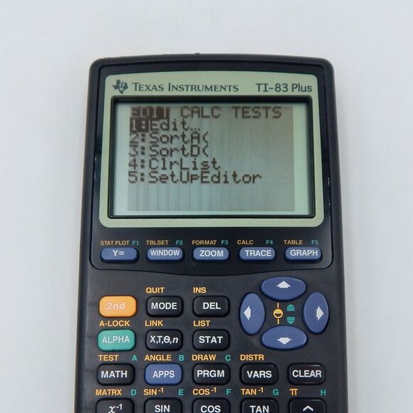 Texas Instruments TI-83 Plus Graphing Calculator Tested With Cover - Picture 5 of 9